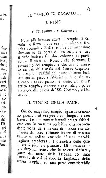 L'antiquario o sia La guida de' forestieri pel giro delle antichità di Roma di Angelo Dalmazzoni antiquario