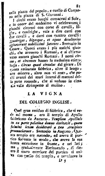 L'antiquario o sia La guida de' forestieri pel giro delle antichità di Roma di Angelo Dalmazzoni antiquario