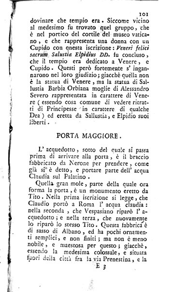L'antiquario o sia La guida de' forestieri pel giro delle antichità di Roma di Angelo Dalmazzoni antiquario