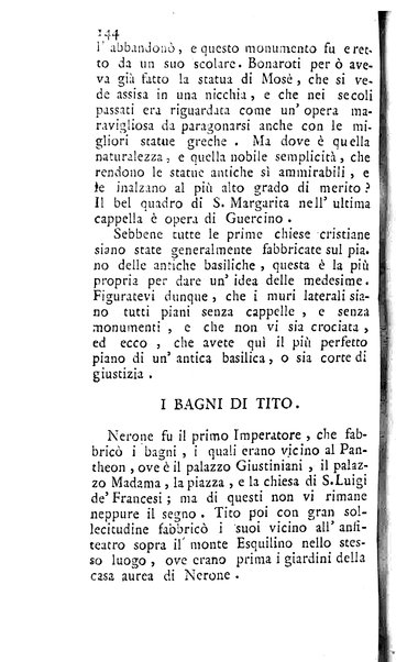 L'antiquario o sia La guida de' forestieri pel giro delle antichità di Roma di Angelo Dalmazzoni antiquario