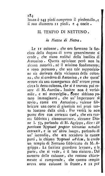 L'antiquario o sia La guida de' forestieri pel giro delle antichità di Roma di Angelo Dalmazzoni antiquario