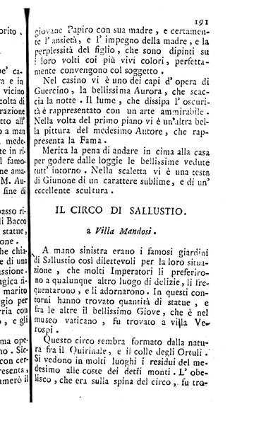 L'antiquario o sia La guida de' forestieri pel giro delle antichità di Roma di Angelo Dalmazzoni antiquario