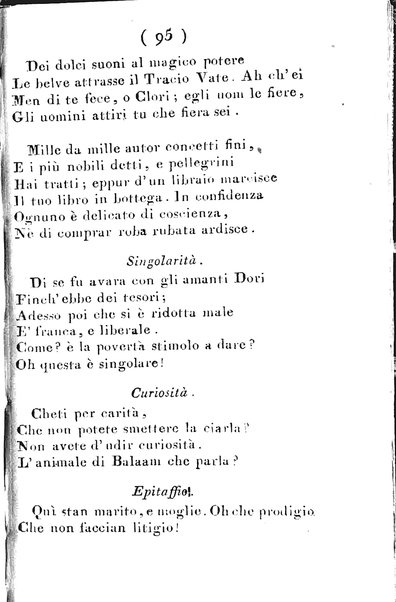 Opere poetiche del D. Filippo Pananti contenente gli epigrammi editi e inediti ed i varj suoi poemetti