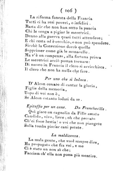 Opere poetiche del D. Filippo Pananti contenente gli epigrammi editi e inediti ed i varj suoi poemetti