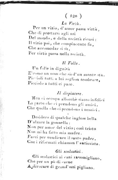 Opere poetiche del D. Filippo Pananti contenente gli epigrammi editi e inediti ed i varj suoi poemetti