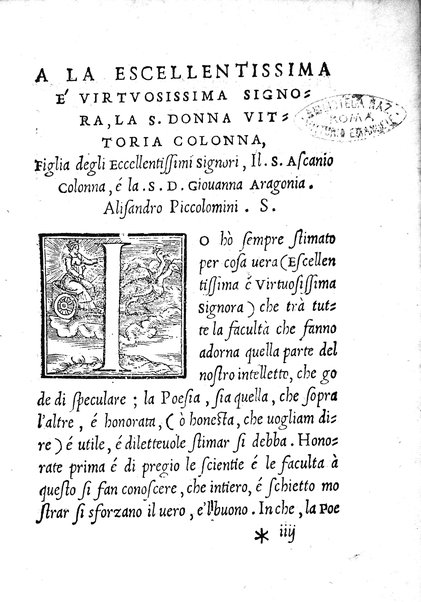 Alceo fauola pescatoria di Antonio Ongaro. Recitata in Nettuno Castello de' signori Colonnesi: et non più posta in luce. ...