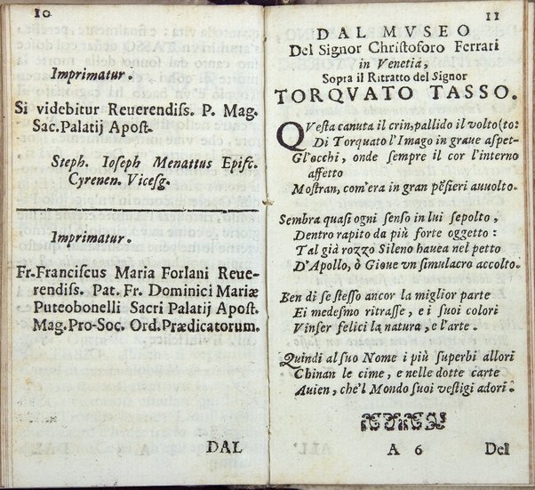 La disperazione di Giuda poemetto postumo del signor Torquato Tasso , impresso la prima volta in Milano l'anno 1628