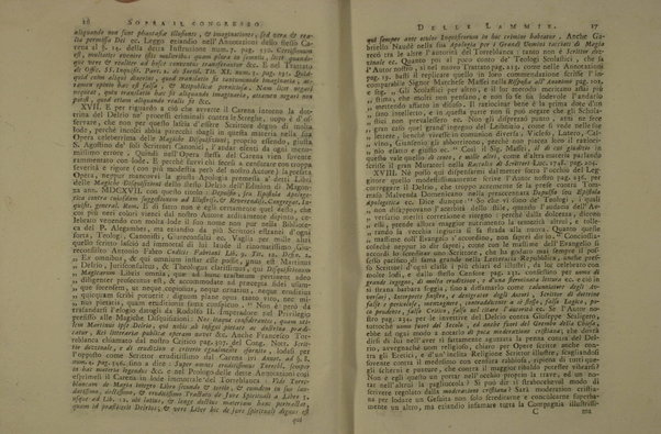 Animavversioni critiche sopra il notturno congresso delle lammie, per modo di lettera indiritte ad un letterato. S'aggiugne il Discorso del P. Gaar sulla strega d'Erbipoli, la Risposta delle stesso alle Note, il Ragguaglio sulla strega di Salisburgo e il Compendio storico della stregheria