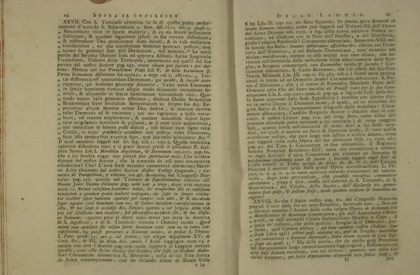 Animavversioni critiche sopra il notturno congresso delle lammie, per modo di lettera indiritte ad un letterato. S'aggiugne il Discorso del P. Gaar sulla strega d'Erbipoli, la Risposta delle stesso alle Note, il Ragguaglio sulla strega di Salisburgo e il Compendio storico della stregheria