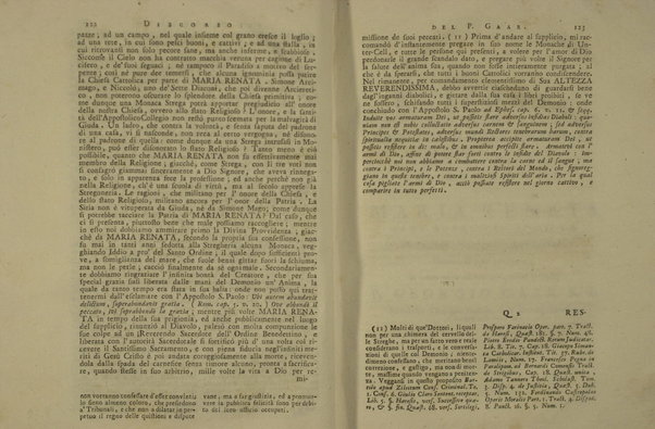 Animavversioni critiche sopra il notturno congresso delle lammie, per modo di lettera indiritte ad un letterato. S'aggiugne il Discorso del P. Gaar sulla strega d'Erbipoli, la Risposta delle stesso alle Note, il Ragguaglio sulla strega di Salisburgo e il Compendio storico della stregheria