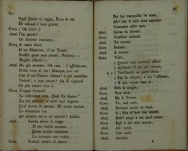 La vergine del sole dramma serio per musica da rappresentarsi nel teatro Filarmonico di Verona il carnovale dell'anno corrente 1808