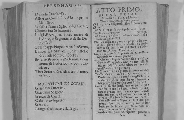 Il segreto in voce. Comedia quinta del signor Archangelo Spagna