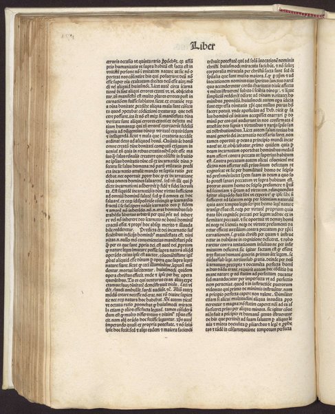 Diuinum opus errores in omnes gentilium atque hereticorum: christianam fidem suis argumentis impugnantium: Diui Thome acquinatis ordinis predicatorum. Petrus Cantianus venetus: theologus patauinus: eiusdem professionis religiosus emendauit: castigauitque