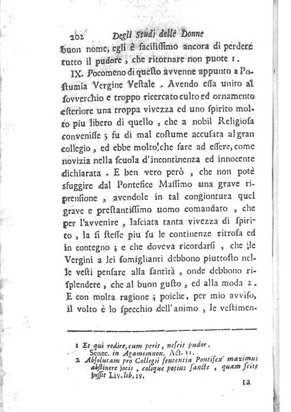 [Trattato degli studj delle donne, in due parti diviso, opera d'un'Accademico Intronato, dedicata a sua eccellenza la N.D. procuratessa Lisabetta Cornara Foscarini. Parte prima [-seconda]] 1