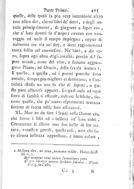 [Trattato degli studj delle donne, in due parti diviso, opera d'un'Accademico Intronato, dedicata a sua eccellenza la N.D. procuratessa Lisabetta Cornara Foscarini. Parte prima [-seconda]] 1