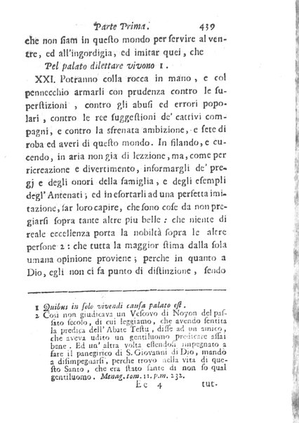 [Trattato degli studj delle donne, in due parti diviso, opera d'un'Accademico Intronato, dedicata a sua eccellenza la N.D. procuratessa Lisabetta Cornara Foscarini. Parte prima [-seconda]] 1