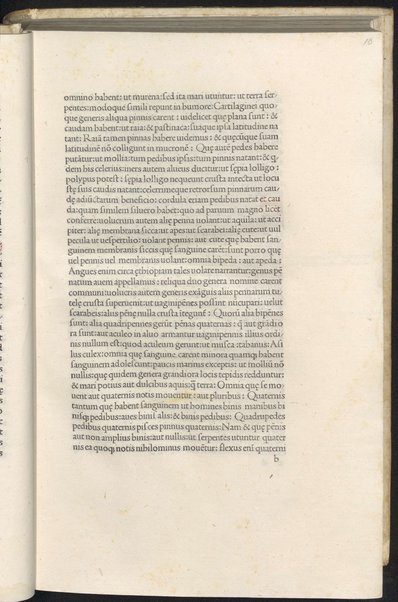 Finiunt libri de animalibus Aristotelis interprete Theodoro Gaze v. clarissimo: quos Ludouicus podocatharus Cyprius ex archetypo ipsius Theodori fideliter & diligenter auscultauit: & formulis imprimi curauit