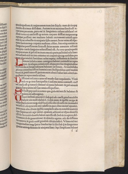 Finiunt libri de animalibus Aristotelis interprete Theodoro Gaze v. clarissimo: quos Ludouicus podocatharus Cyprius ex archetypo ipsius Theodori fideliter & diligenter auscultauit: & formulis imprimi curauit