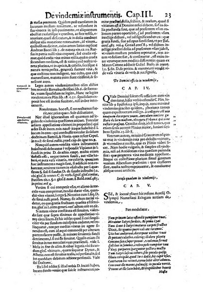 Tractatus de vinea, vindemia, et vino. Prospero Rendella Monopolitano I.C. celeberrimo authore. In quo quae ad vineae tutelam & culturam, vindemiae opus, vinitoris documenta pertinent; ac plures quaestiones, & leges, animaduertuntur, & dilucidè explicantur. Nec non vini genera plurima ac de vini commercio et vsu solerti cura proponuntur.... Cum indice capitum, & rerum notatu dignarum, quae in opere continentur