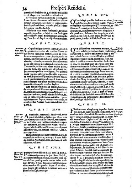 Tractatus de vinea, vindemia, et vino. Prospero Rendella Monopolitano I.C. celeberrimo authore. In quo quae ad vineae tutelam & culturam, vindemiae opus, vinitoris documenta pertinent; ac plures quaestiones, & leges, animaduertuntur, & dilucidè explicantur. Nec non vini genera plurima ac de vini commercio et vsu solerti cura proponuntur.... Cum indice capitum, & rerum notatu dignarum, quae in opere continentur