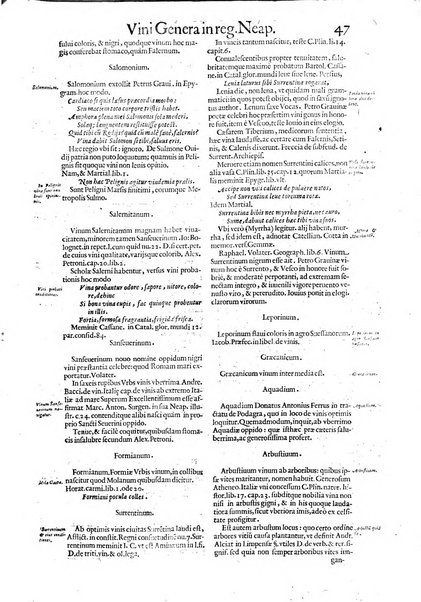 Tractatus de vinea, vindemia, et vino. Prospero Rendella Monopolitano I.C. celeberrimo authore. In quo quae ad vineae tutelam & culturam, vindemiae opus, vinitoris documenta pertinent; ac plures quaestiones, & leges, animaduertuntur, & dilucidè explicantur. Nec non vini genera plurima ac de vini commercio et vsu solerti cura proponuntur.... Cum indice capitum, & rerum notatu dignarum, quae in opere continentur