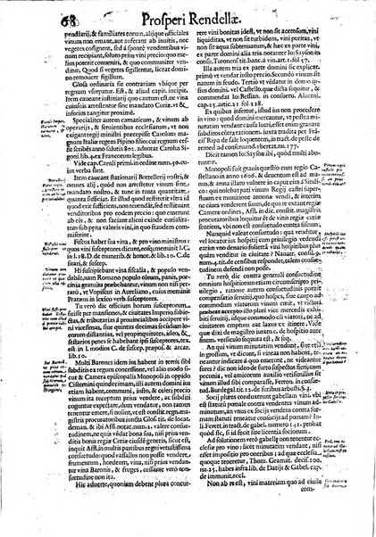 Tractatus de vinea, vindemia, et vino. Prospero Rendella Monopolitano I.C. celeberrimo authore. In quo quae ad vineae tutelam & culturam, vindemiae opus, vinitoris documenta pertinent; ac plures quaestiones, & leges, animaduertuntur, & dilucidè explicantur. Nec non vini genera plurima ac de vini commercio et vsu solerti cura proponuntur.... Cum indice capitum, & rerum notatu dignarum, quae in opere continentur