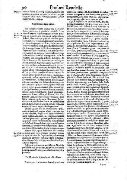 Tractatus de vinea, vindemia, et vino. Prospero Rendella Monopolitano I.C. celeberrimo authore. In quo quae ad vineae tutelam & culturam, vindemiae opus, vinitoris documenta pertinent; ac plures quaestiones, & leges, animaduertuntur, & dilucidè explicantur. Nec non vini genera plurima ac de vini commercio et vsu solerti cura proponuntur.... Cum indice capitum, & rerum notatu dignarum, quae in opere continentur