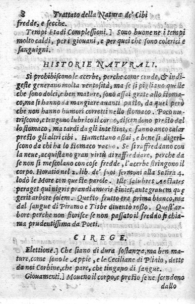 Trattato della natura de' cibi, et del bere, del sig. Baldassarre Pisanelli medico bolognese. ...