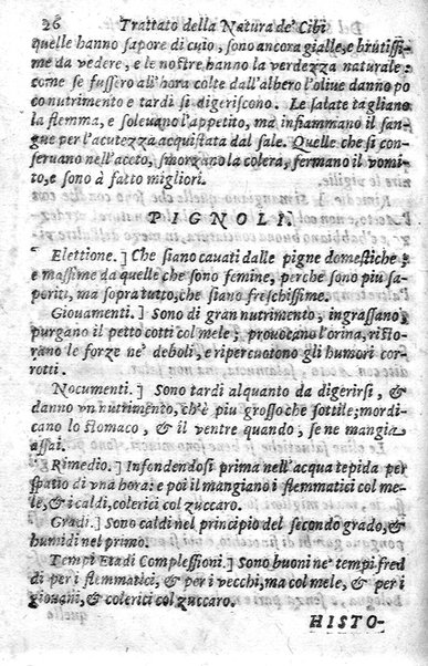 Trattato della natura de' cibi, et del bere, del sig. Baldassarre Pisanelli medico bolognese. ...