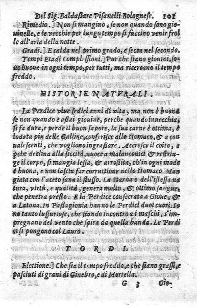 Trattato della natura de' cibi, et del bere, del sig. Baldassarre Pisanelli medico bolognese. ...