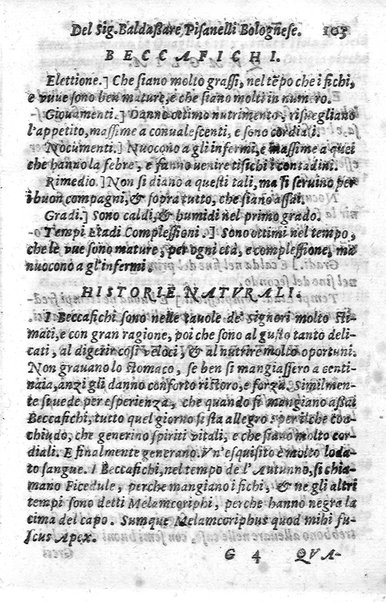 Trattato della natura de' cibi, et del bere, del sig. Baldassarre Pisanelli medico bolognese. ...