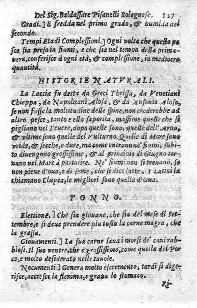 Trattato della natura de' cibi, et del bere, del sig. Baldassarre Pisanelli medico bolognese. ...