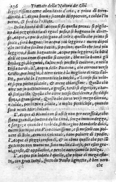 Trattato della natura de' cibi, et del bere, del sig. Baldassarre Pisanelli medico bolognese. ...