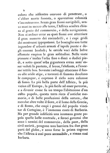 3: Relazione di un viaggio in Algeri del dottor Filippo Pananti di Mugello