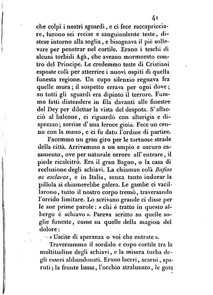 3: Relazione di un viaggio in Algeri del dottor Filippo Pananti di Mugello