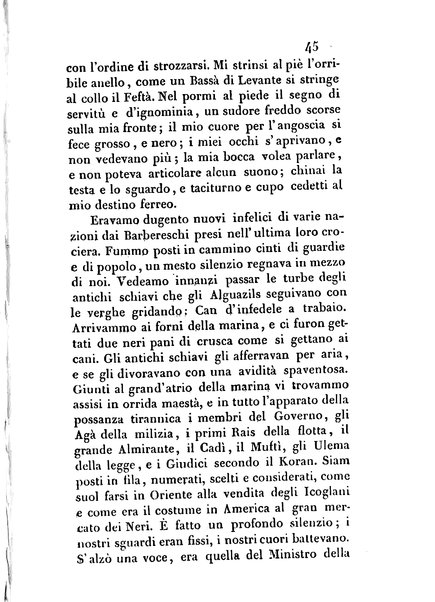 3: Relazione di un viaggio in Algeri del dottor Filippo Pananti di Mugello