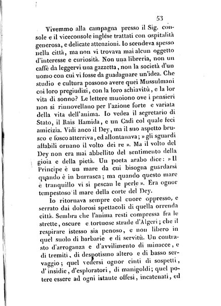 3: Relazione di un viaggio in Algeri del dottor Filippo Pananti di Mugello