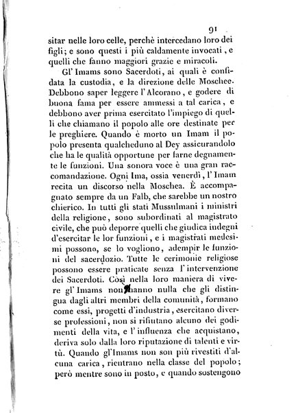 3: Relazione di un viaggio in Algeri del dottor Filippo Pananti di Mugello