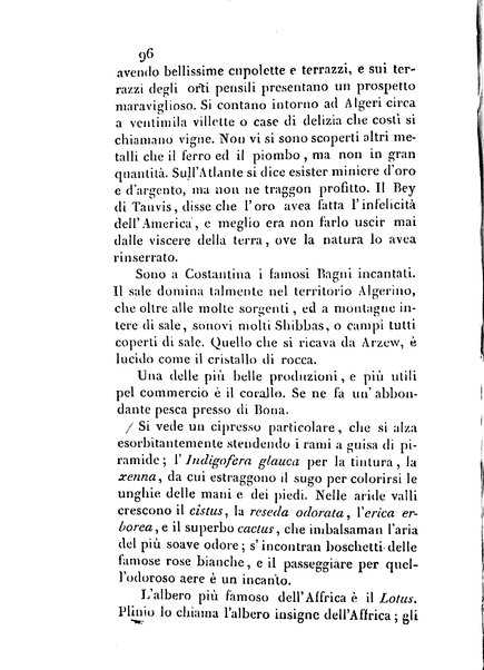 3: Relazione di un viaggio in Algeri del dottor Filippo Pananti di Mugello