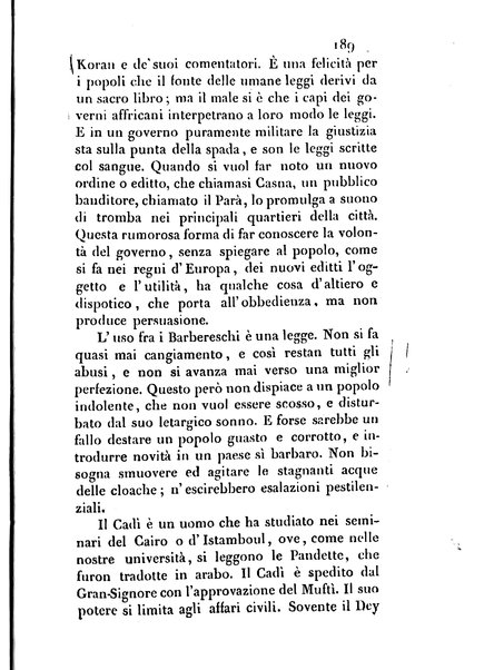 3: Relazione di un viaggio in Algeri del dottor Filippo Pananti di Mugello