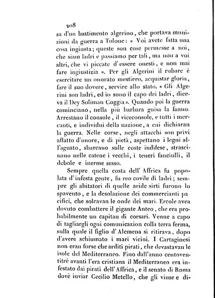 3: Relazione di un viaggio in Algeri del dottor Filippo Pananti di Mugello