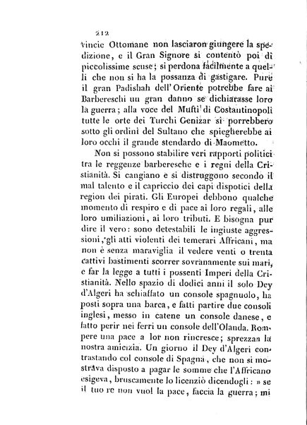 3: Relazione di un viaggio in Algeri del dottor Filippo Pananti di Mugello