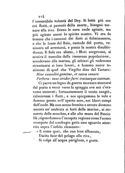 3: Relazione di un viaggio in Algeri del dottor Filippo Pananti di Mugello