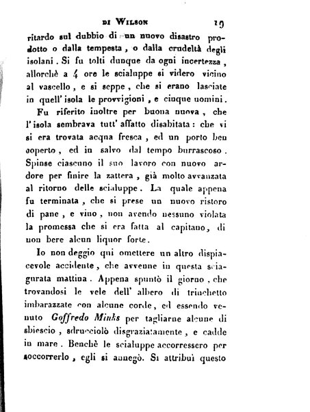 [Relazione delle isole Pelew situate nella parte occidentale dell'Oceano Pacifico composta sui giornali, e sulle notizie comunicate dal capitano Enrico Wilson ... Versione dal francese dal sig. Natale Pianazza corredata dal ritratto dell'autore, di una carta geografica, e di rami colorati. Vol 1. [-2.]] 1