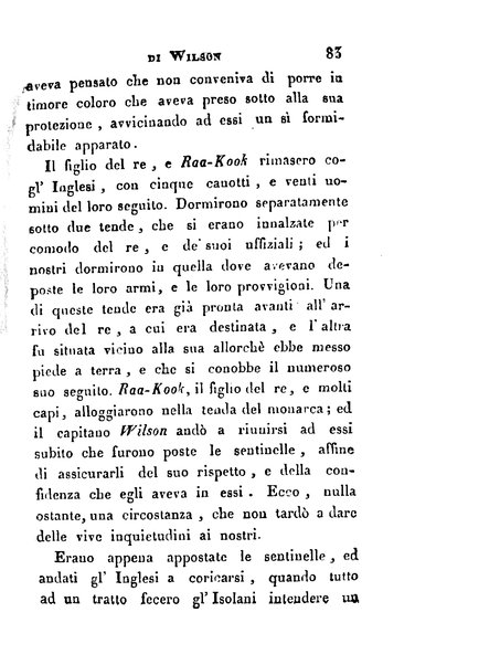 [Relazione delle isole Pelew situate nella parte occidentale dell'Oceano Pacifico composta sui giornali, e sulle notizie comunicate dal capitano Enrico Wilson ... Versione dal francese dal sig. Natale Pianazza corredata dal ritratto dell'autore, di una carta geografica, e di rami colorati. Vol 1. [-2.]] 1