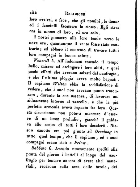 [Relazione delle isole Pelew situate nella parte occidentale dell'Oceano Pacifico composta sui giornali, e sulle notizie comunicate dal capitano Enrico Wilson ... Versione dal francese dal sig. Natale Pianazza corredata dal ritratto dell'autore, di una carta geografica, e di rami colorati. Vol 1. [-2.]] 1