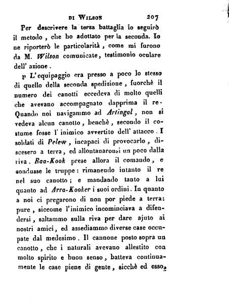 [Relazione delle isole Pelew situate nella parte occidentale dell'Oceano Pacifico composta sui giornali, e sulle notizie comunicate dal capitano Enrico Wilson ... Versione dal francese dal sig. Natale Pianazza corredata dal ritratto dell'autore, di una carta geografica, e di rami colorati. Vol 1. [-2.]] 1