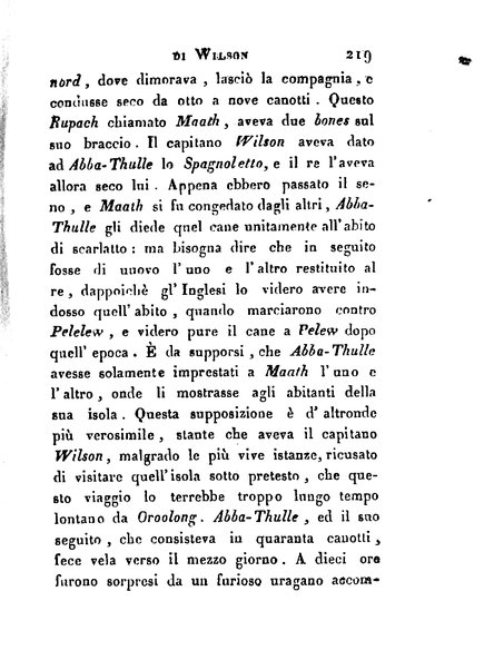 [Relazione delle isole Pelew situate nella parte occidentale dell'Oceano Pacifico composta sui giornali, e sulle notizie comunicate dal capitano Enrico Wilson ... Versione dal francese dal sig. Natale Pianazza corredata dal ritratto dell'autore, di una carta geografica, e di rami colorati. Vol 1. [-2.]] 1