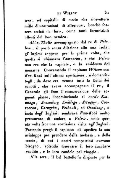 [Relazione delle isole Pelew situate nella parte occidentale dell'Oceano Pacifico composta sui giornali, e sulle notizie comunicate dal capitano Enrico Wilson ... Versione dal francese dal sig. Natale Pianazza corredata dal ritratto dell'autore, di una carta geografica, e di rami colorati. Vol 1. [-2.]] 2