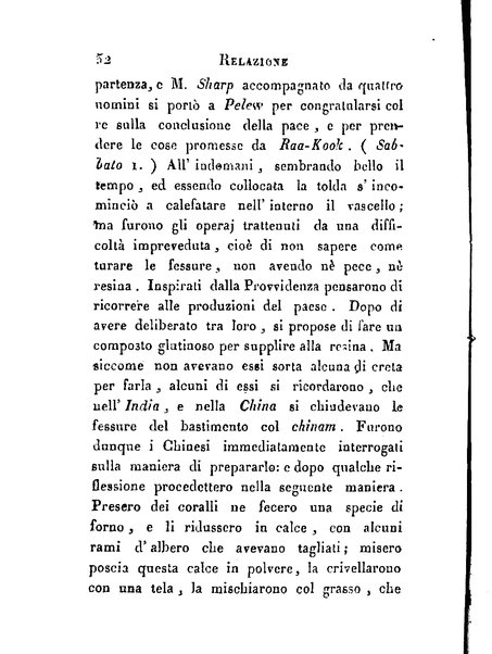 [Relazione delle isole Pelew situate nella parte occidentale dell'Oceano Pacifico composta sui giornali, e sulle notizie comunicate dal capitano Enrico Wilson ... Versione dal francese dal sig. Natale Pianazza corredata dal ritratto dell'autore, di una carta geografica, e di rami colorati. Vol 1. [-2.]] 2